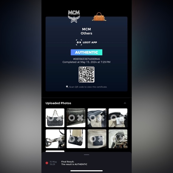 MCM Michael Cromer Delmy Visetos Mini signature black shoulder bag chain - Picture 16 of 16